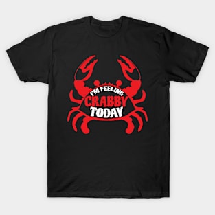 Crabs Joke Pun Crabby King Animal Cake T-Shirt